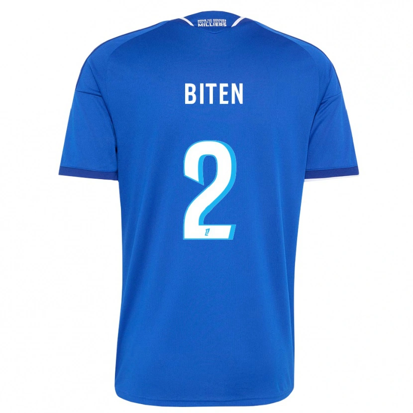 Danxen Homem Camisola Clancy Valère Biten #2 Azul Real Branco Principal 2026/27 Camisa Brasil