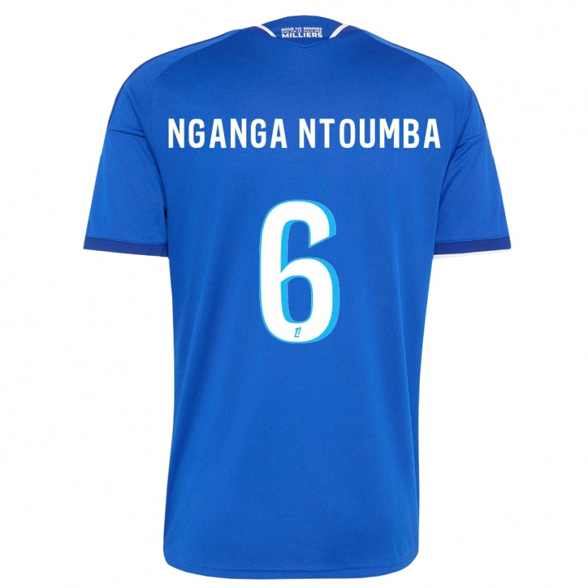 Danxen Homem Camisola Monfils Nganga Ntoumba #6 Azul Real Branco Principal 2026/27 Camisa Brasil
