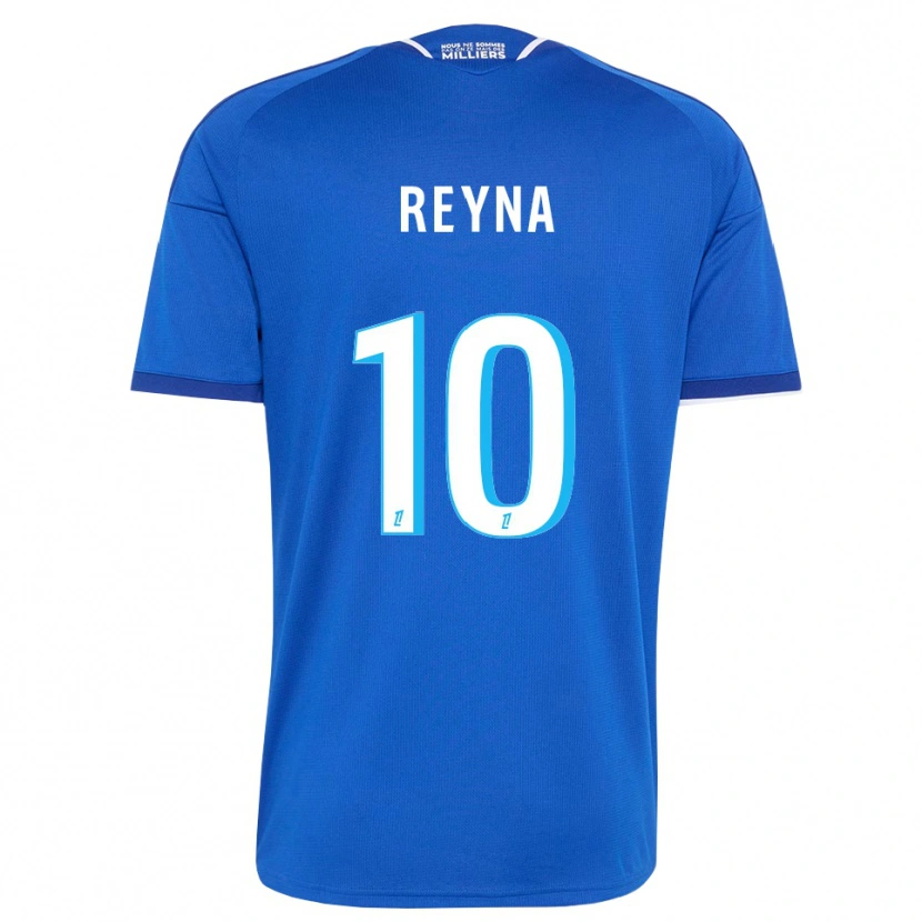 Danxen Homem Camisola Giovanni Reyna #10 Azul Real Branco Principal 2026/27 Camisa Brasil
