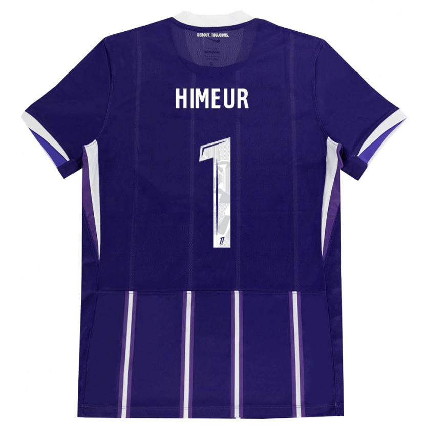 Danxen Homem Camisola Thomas Himeur #1 Roxo Branco Principal 2026/27 Camisa Brasil