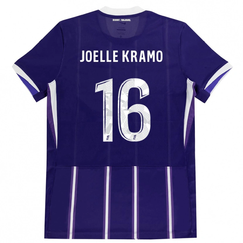 Danxen Homem Camisola Marie Joelle Kramo #16 Roxo Branco Principal 2026/27 Camisa Brasil