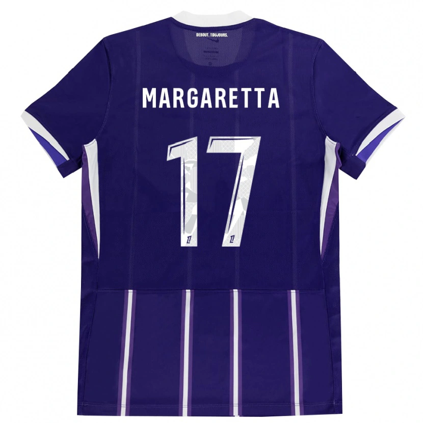 Danxen Homem Camisola Jessica Margaretta #17 Roxo Branco Principal 2026/27 Camisa Brasil