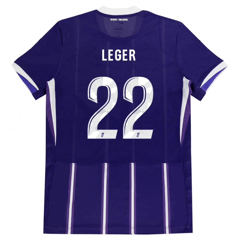 Danxen Homem Camisola Christelle Léger #22 Roxo Branco Principal 2026/27 Camisa Brasil