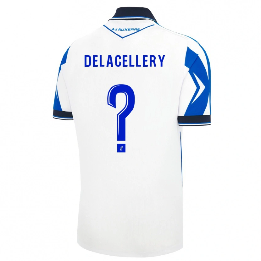 Danxen Homem Camisola Coralie Delacellery #0 Preto Branco Azul Principal 2026/27 Camisa Brasil