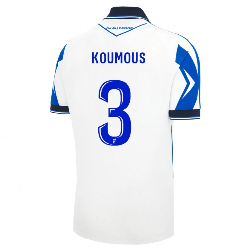 Danxen Homem Camisola Ken Koumous #3 Preto Branco Azul Principal 2026/27 Camisa Brasil