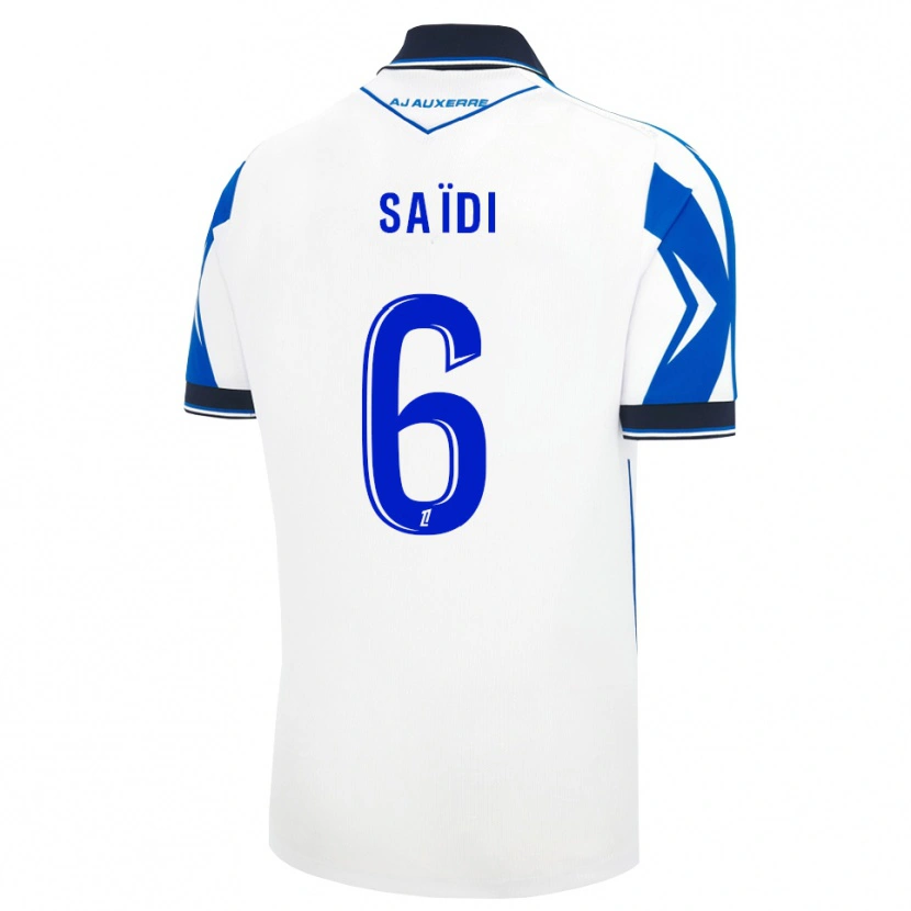 Danxen Homem Camisola Elyes Saïdi #6 Preto Branco Azul Principal 2026/27 Camisa Brasil