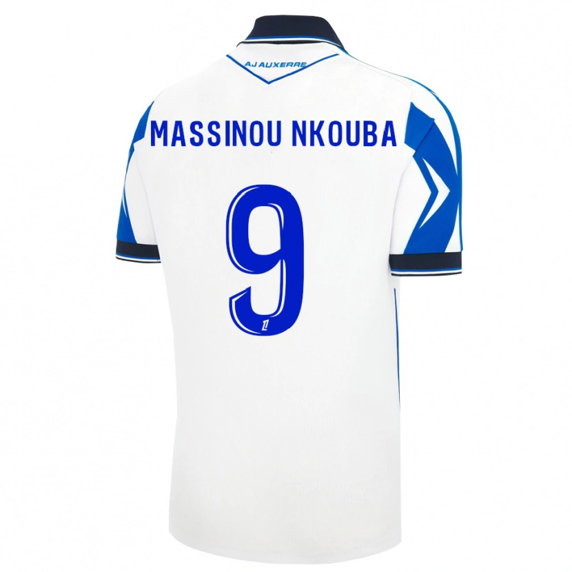 Danxen Homem Camisola Pierre Massinou Nkouba #9 Preto Branco Azul Principal 2026/27 Camisa Brasil