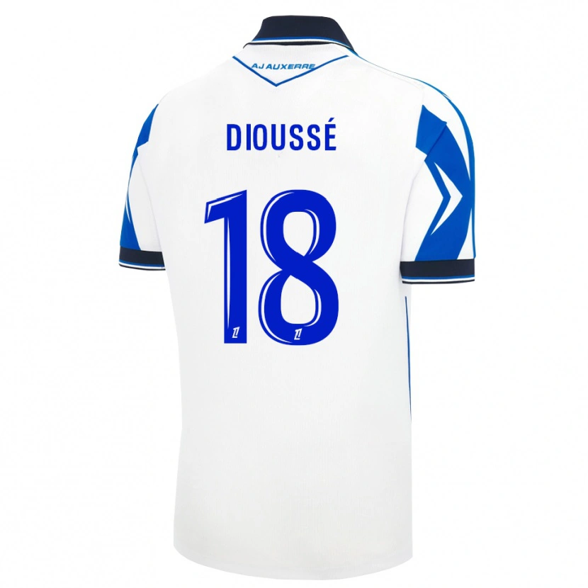 Danxen Homem Camisola Assane Dioussé #18 Preto Branco Azul Principal 2026/27 Camisa Brasil