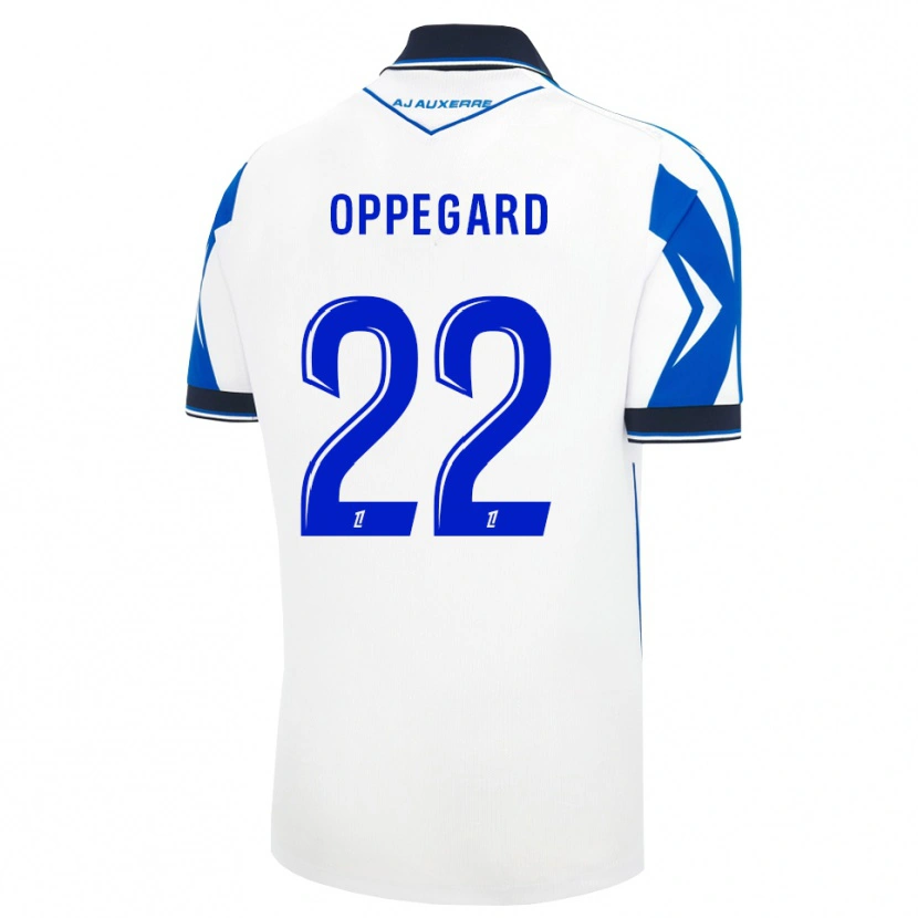 Danxen Homem Camisola Fredrik Oppegård #22 Preto Branco Azul Principal 2026/27 Camisa Brasil