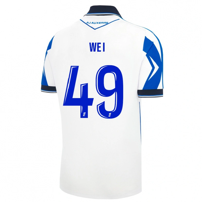 Danxen Homem Camisola Xiangxin Wei #49 Preto Branco Azul Principal 2026/27 Camisa Brasil