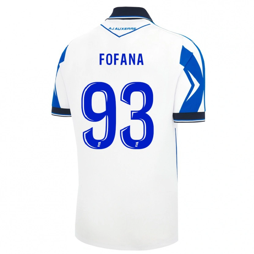 Danxen Homem Camisola Sékou Fofana #93 Preto Branco Azul Principal 2026/27 Camisa Brasil