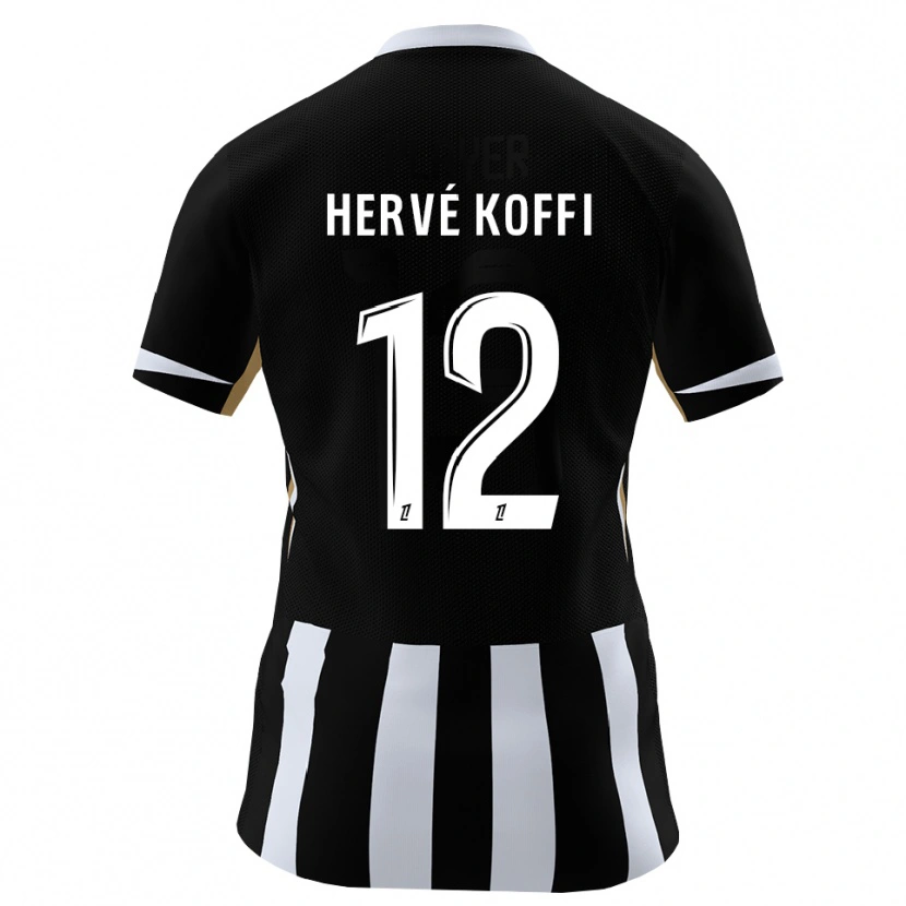 Danxen Homem Camisola Hervé Koffi #12 Preto Azul Principal 2026/27 Camisa Brasil