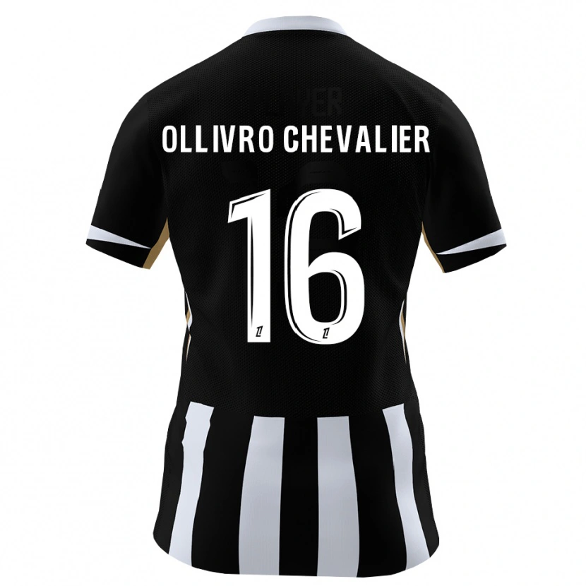 Danxen Homem Camisola Sacha Ollivro Chevalier #16 Preto Azul Principal 2026/27 Camisa Brasil