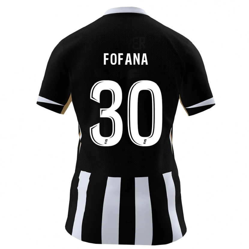 Danxen Homem Camisola Yahia Fofana #30 Preto Azul Principal 2026/27 Camisa Brasil