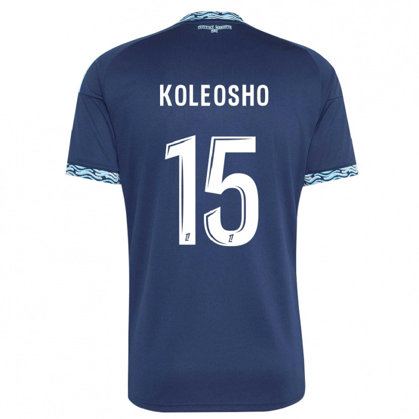 Danxen Homem Camisola Luca Koleosho #15 Azul Aço Branco Principal 2026/27 Camisa Brasil
