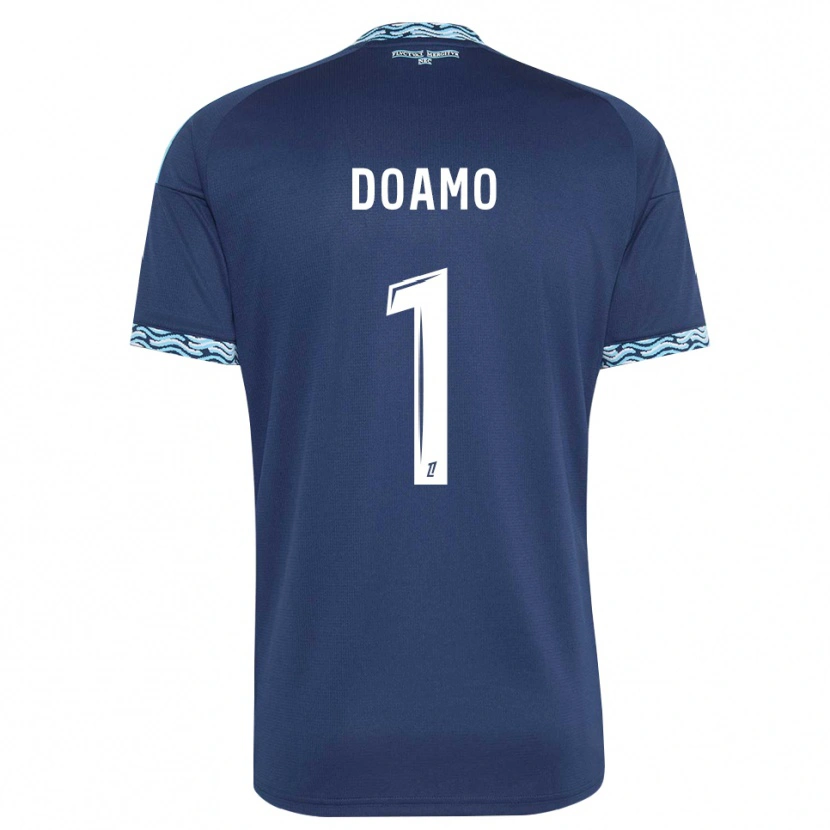 Danxen Homem Camisola Isaac Doamo #1 Azul Aço Branco Principal 2026/27 Camisa Brasil