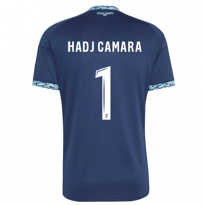 Danxen Homem Camisola El Hadj Camara #1 Azul Aço Branco Principal 2026/27 Camisa Brasil