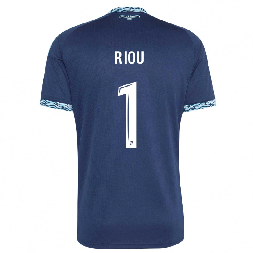 Danxen Homem Camisola Remy Riou #1 Azul Aço Branco Principal 2026/27 Camisa Brasil