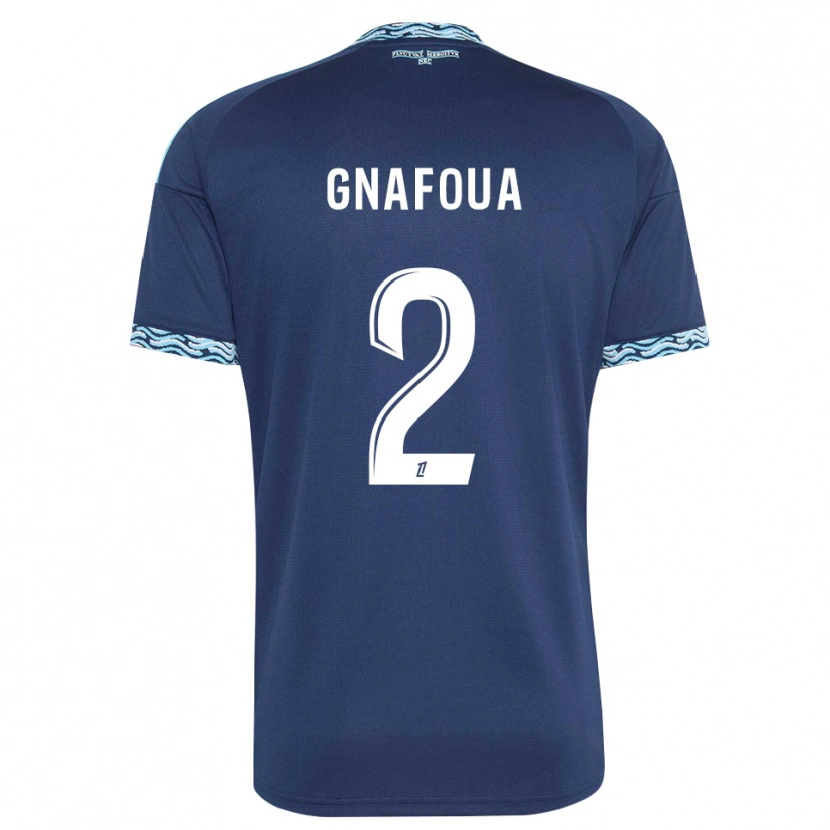 Danxen Homem Camisola Isaac Gnafoua #2 Azul Aço Branco Principal 2026/27 Camisa Brasil