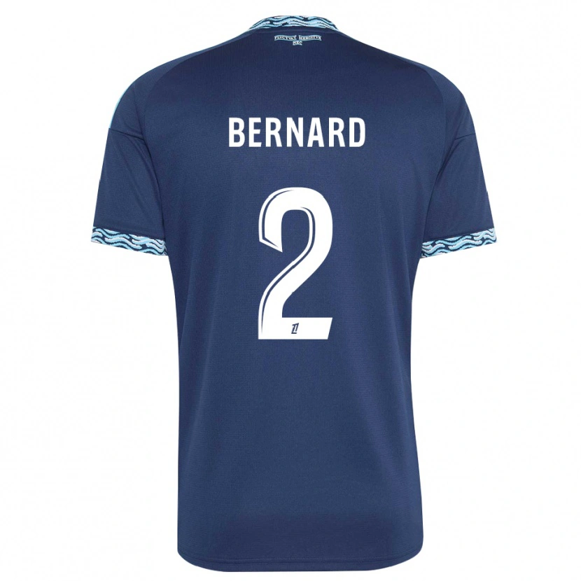 Danxen Homem Camisola Sacha Bernard #2 Azul Aço Branco Principal 2026/27 Camisa Brasil