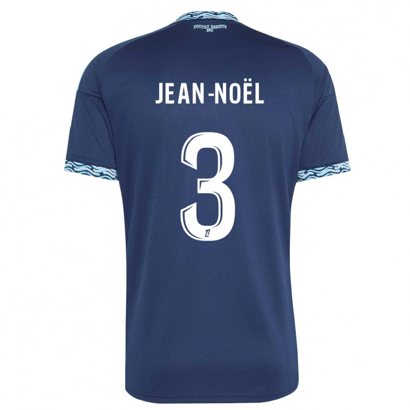 Danxen Homem Camisola Jahly Jean-Noël #3 Azul Aço Branco Principal 2026/27 Camisa Brasil