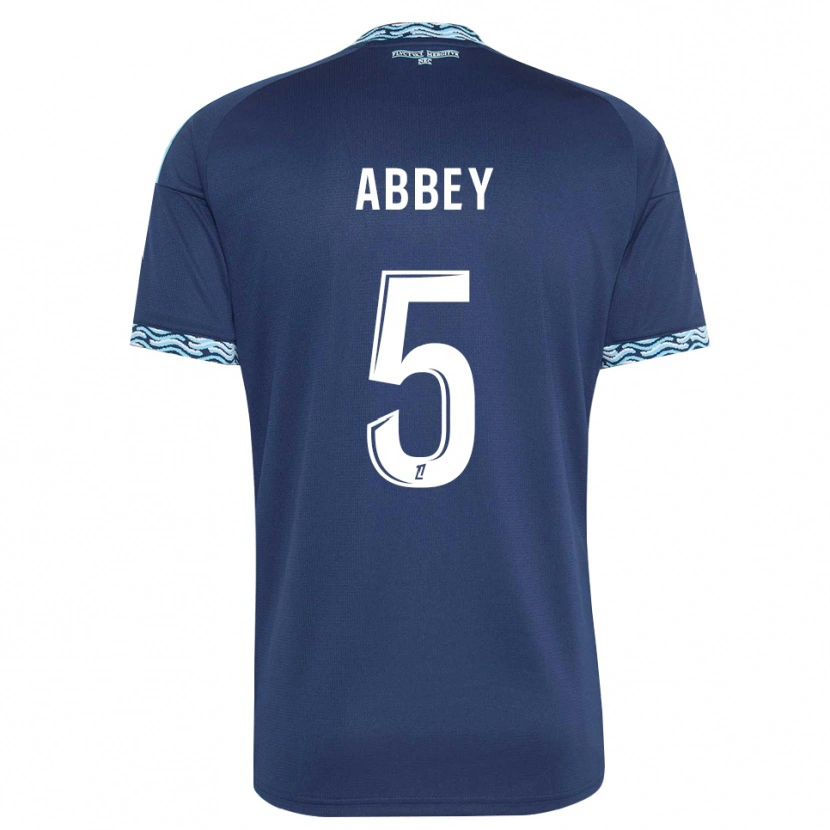 Danxen Homem Camisola Emmanuel Abbey #5 Azul Aço Branco Principal 2026/27 Camisa Brasil