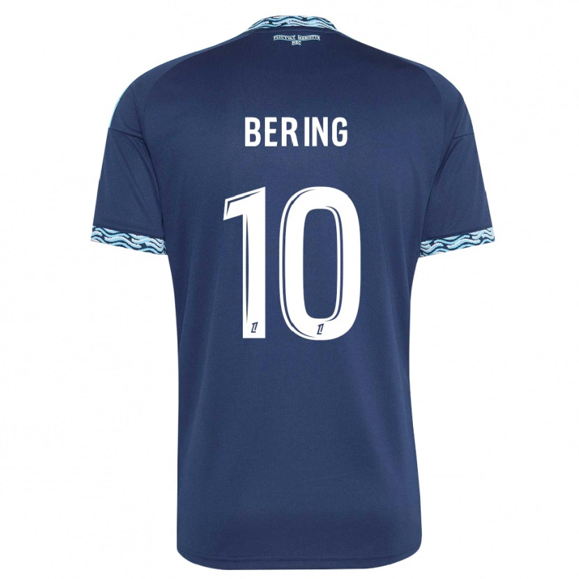 Danxen Homem Camisola Aymerick Bering #10 Azul Aço Branco Principal 2026/27 Camisa Brasil