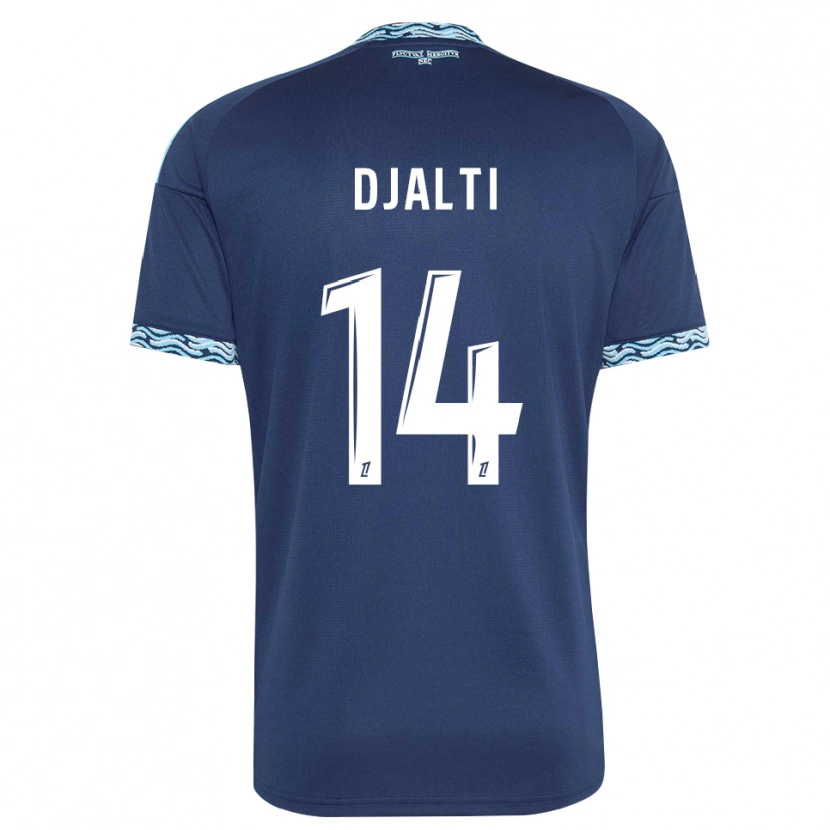 Danxen Homem Camisola Nadir Djalti #14 Azul Aço Branco Principal 2026/27 Camisa Brasil