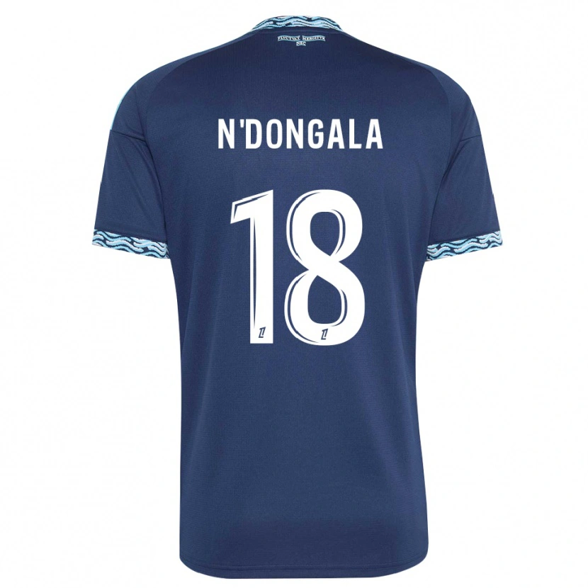 Danxen Homem Camisola Melween N'dongala #18 Azul Aço Branco Principal 2026/27 Camisa Brasil