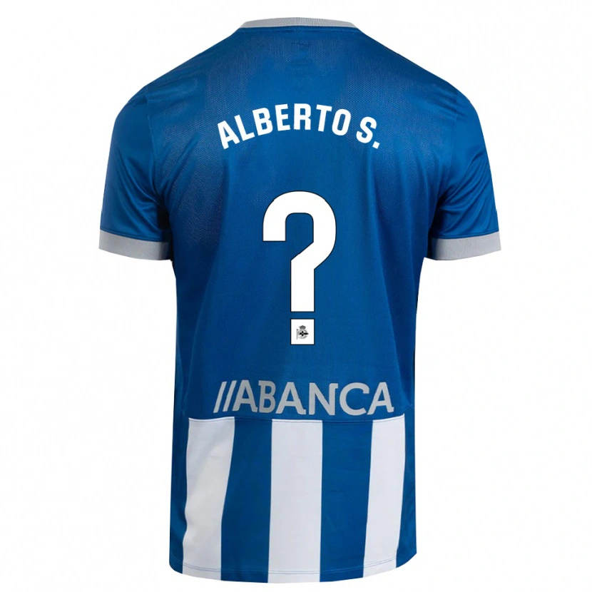 Danxen Homem Camisola Alberto Sánchez #0 Azul Cinza Branco Principal 2026/27 Camisa Brasil