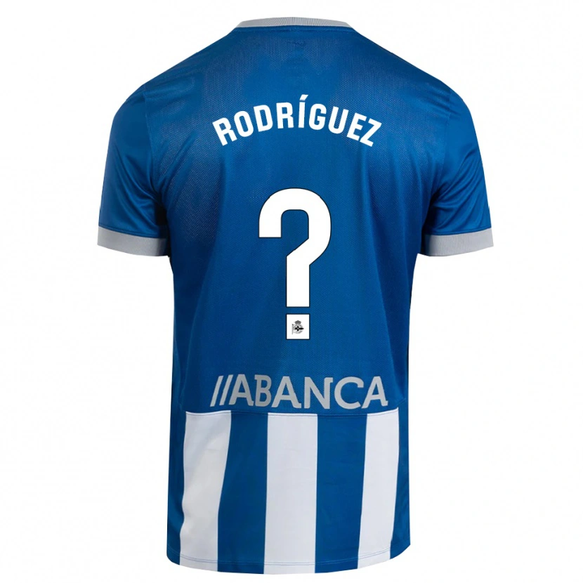 Danxen Homem Camisola Carlos Rodríguez #0 Azul Cinza Branco Principal 2026/27 Camisa Brasil