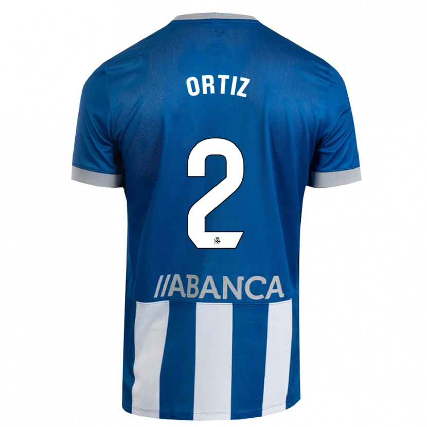 Danxen Homem Camisola Samara Ortiz #2 Azul Cinza Branco Principal 2026/27 Camisa Brasil