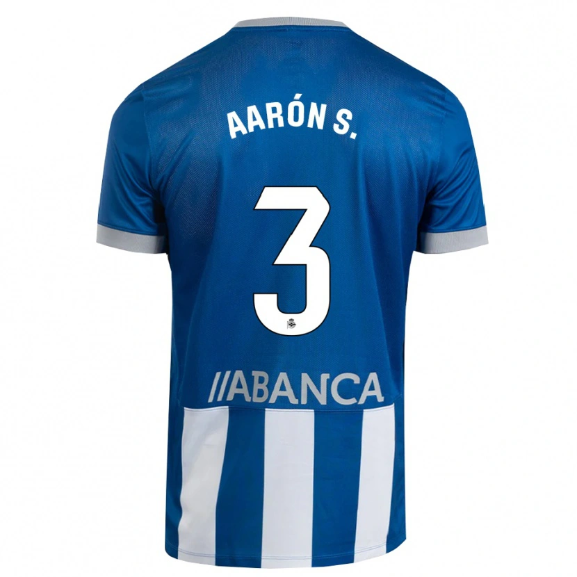 Danxen Homem Camisola Aarón Sánchez #3 Azul Cinza Branco Principal 2026/27 Camisa Brasil