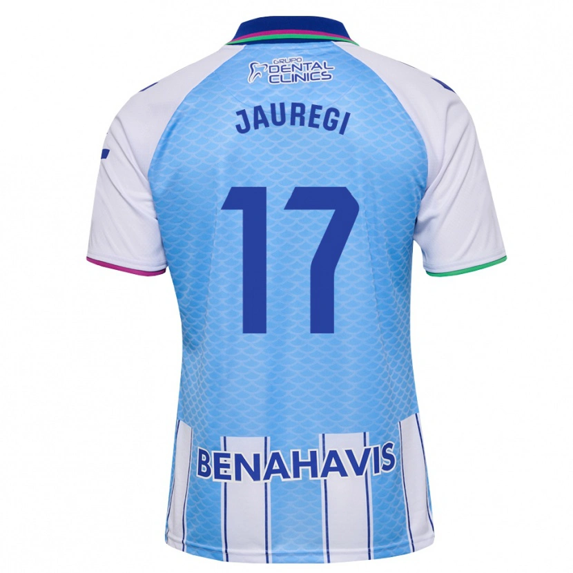 Danxen Homem Camisola Eneko Jauregi #17 Azul Céu Profundo Branco Principal 2026/27 Camisa Brasil