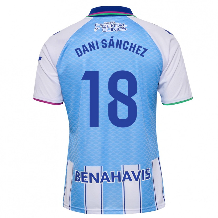 Danxen Homem Camisola Dani Sánchez #18 Azul Céu Profundo Branco Principal 2026/27 Camisa Brasil