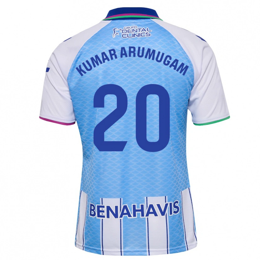 Danxen Homem Camisola Suk Kumar Arumugam #20 Azul Céu Profundo Branco Principal 2026/27 Camisa Brasil