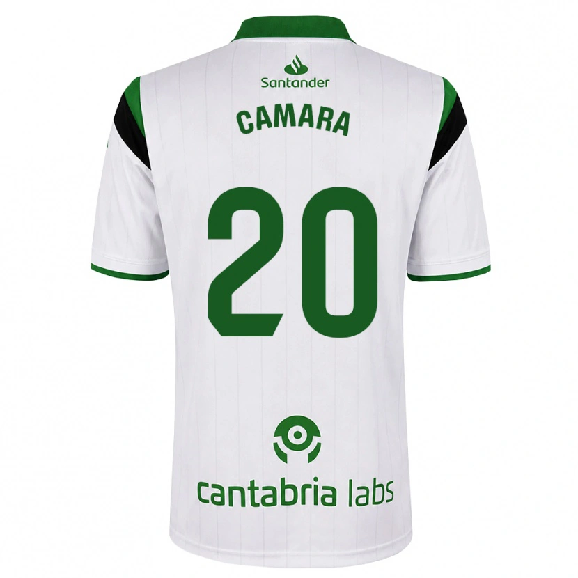 Danxen Homem Camisola Suleiman Camara #20 Branco Verde Preto Principal 2026/27 Camisa Brasil