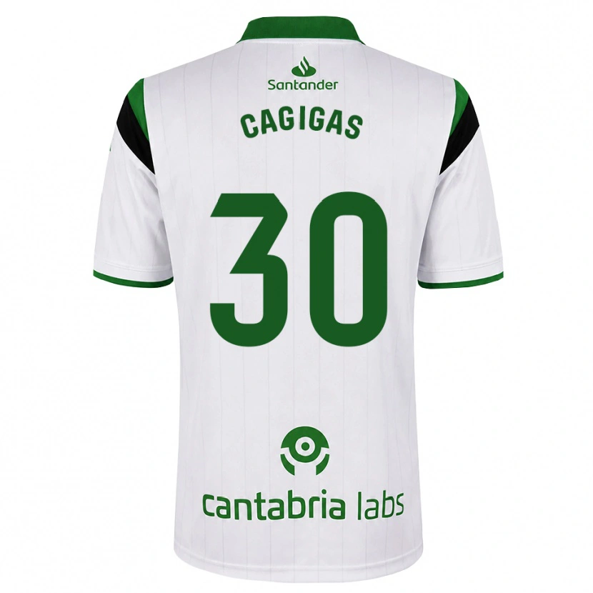 Danxen Homem Camisola Iván Cagigas #30 Branco Verde Preto Principal 2026/27 Camisa Brasil