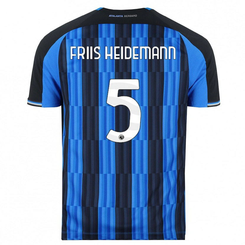 Danxen Homem Camisola Lukas Friis Heidemann #5 Azul Preto Vermelho Principal 2026/27 Camisa Brasil