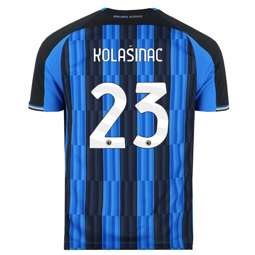 Danxen Homem Camisola Sead Kolasinac #23 Azul Preto Vermelho Principal 2026/27 Camisa Brasil