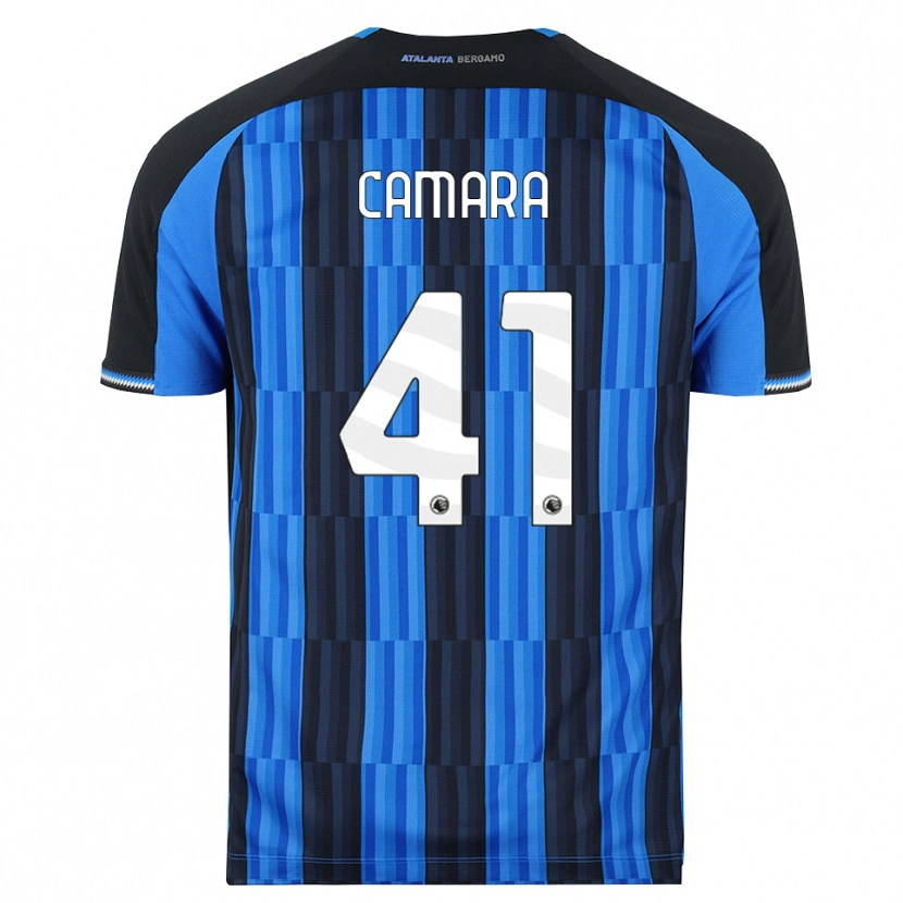 Danxen Homem Camisola Ibrahima Camara #41 Azul Preto Vermelho Principal 2026/27 Camisa Brasil