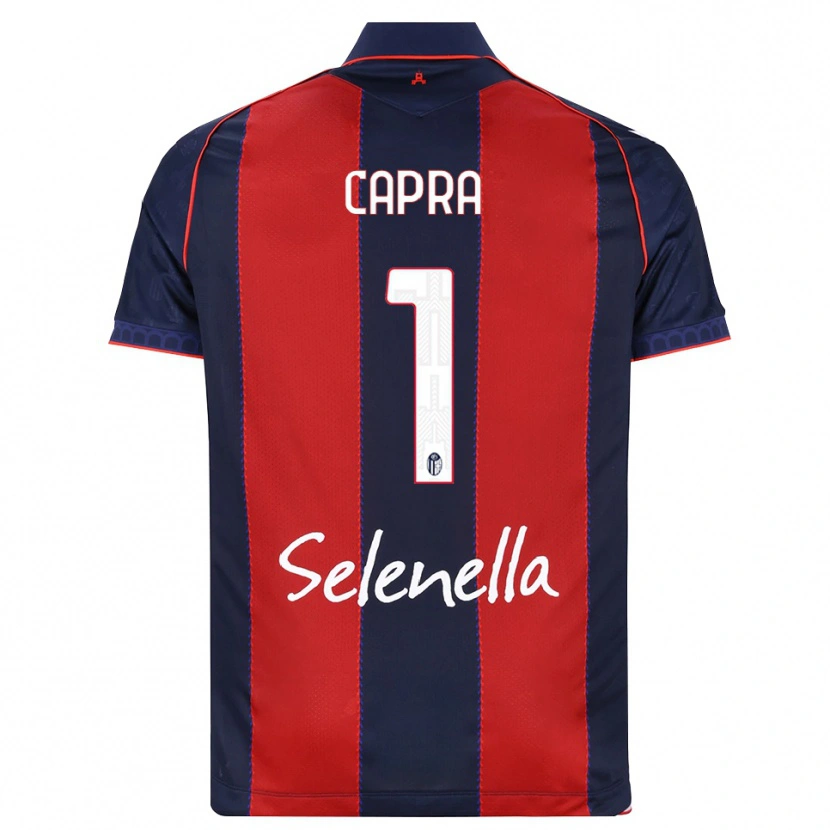 Danxen Homem Camisola Daniel Capra #1 Azul Real Vermelho Branco Principal 2026/27 Camisa Brasil