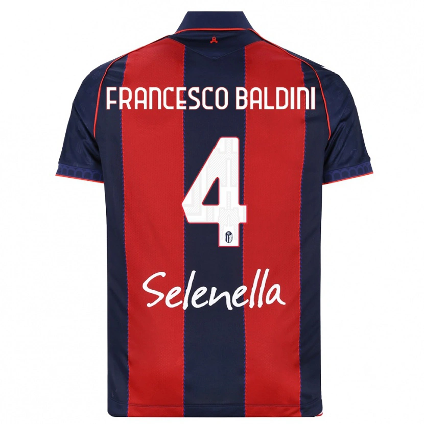 Danxen Homem Camisola Giovanni Francesco Baldini #4 Azul Real Vermelho Branco Principal 2026/27 Camisa Brasil