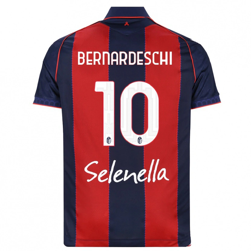 Danxen Homem Camisola Federico Bernardeschi #10 Azul Real Vermelho Branco Principal 2026/27 Camisa Brasil