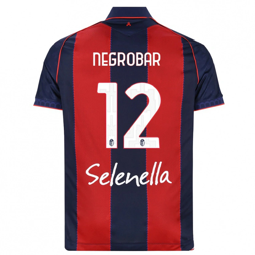 Danxen Homem Camisola Lucas Negrobar #12 Azul Real Vermelho Branco Principal 2026/27 Camisa Brasil