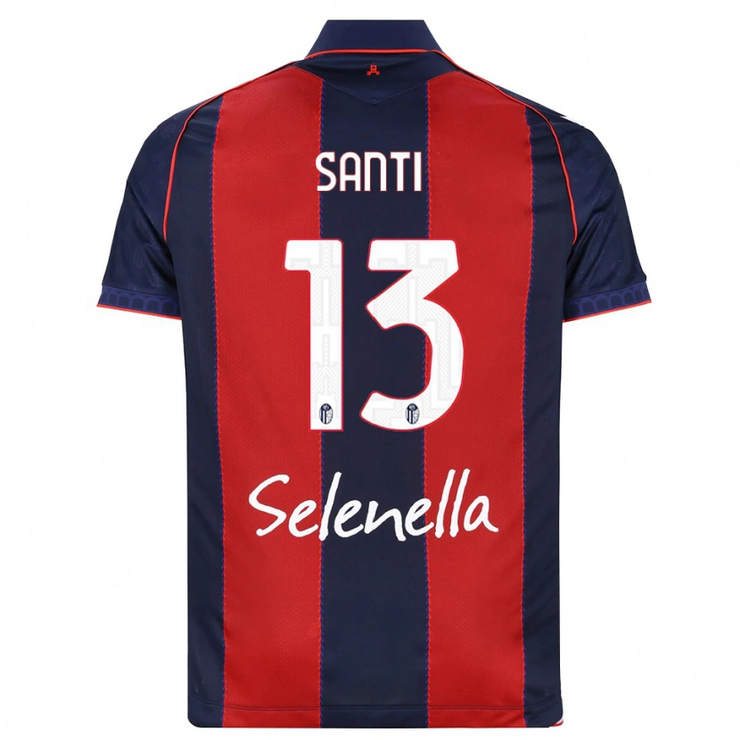 Danxen Homem Camisola Manuel Santi #13 Azul Real Vermelho Branco Principal 2026/27 Camisa Brasil