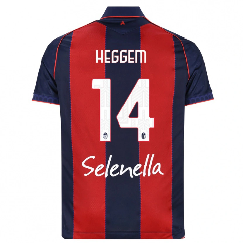 Danxen Homem Camisola Torbjørn Heggem #14 Azul Real Vermelho Branco Principal 2026/27 Camisa Brasil