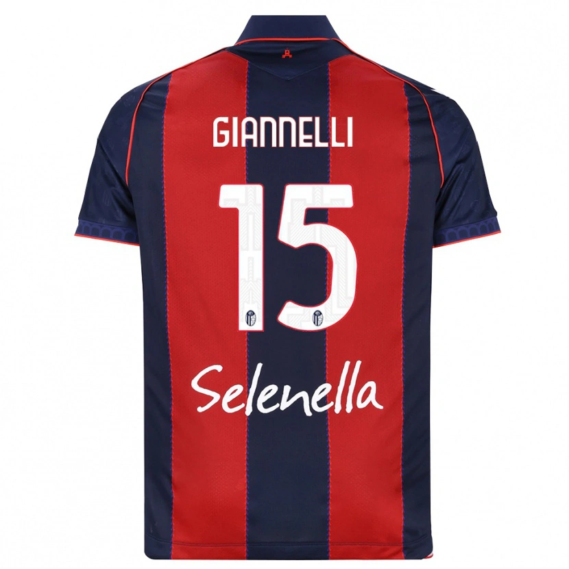 Danxen Homem Camisola Davide Giannelli #15 Azul Real Vermelho Branco Principal 2026/27 Camisa Brasil