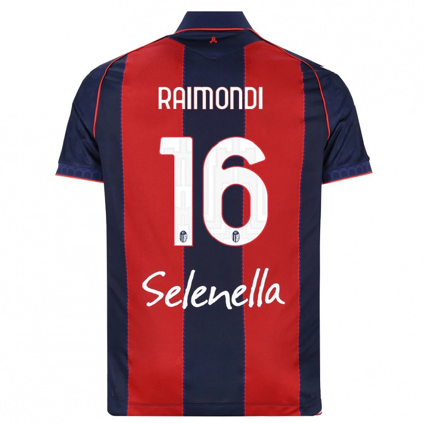 Danxen Homem Camisola Edoardo Raimondi #16 Azul Real Vermelho Branco Principal 2026/27 Camisa Brasil