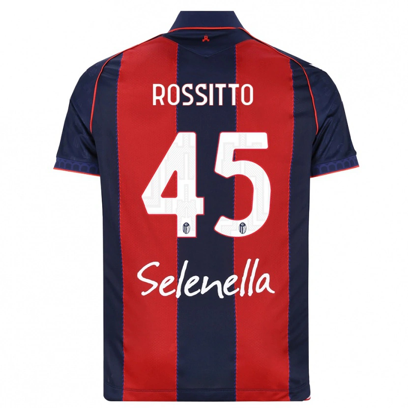 Danxen Homem Camisola Niccoló Rossitto #45 Azul Real Vermelho Branco Principal 2026/27 Camisa Brasil